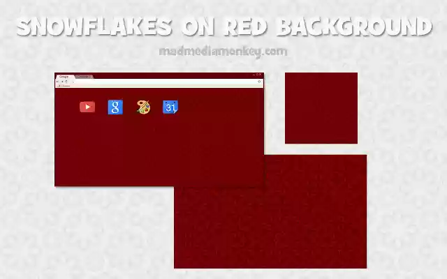 Snowflakes on Red Background from Chrome web store to be run with OffiDocs Chromium online Snowflakes on Red Background from Chrome web store to be run with OffiDocs Chromium online