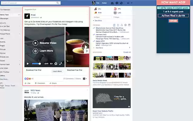 Social Ad Spotter from Chrome web store to be run with OffiDocs Chromium online Social Ad Spotter from Chrome web store to be run with OffiDocs Chromium online