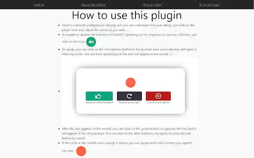 SonicGPT, Talk to ChatGPT in MultiLanguage from Chrome web store to be run with OffiDocs Chromium online SonicGPT, Talk to ChatGPT in MultiLanguage from Chrome web store to be run with OffiDocs Chromium online