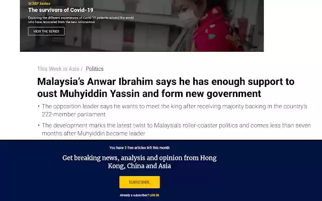 South China Morning Post Plus from Chrome web store to be run with OffiDocs Chromium online South China Morning Post Plus from Chrome web store to be run with OffiDocs Chromium online