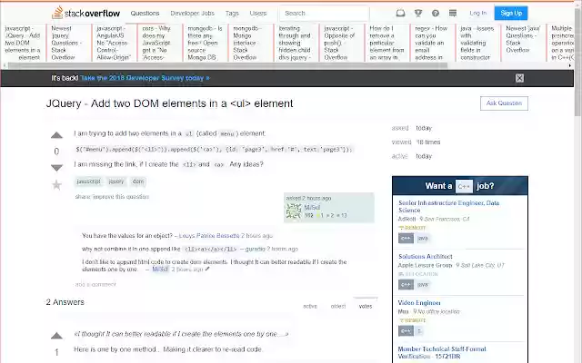 Stack Overflow Stacker from Chrome web store to be run with OffiDocs Chromium online Stack Overflow Stacker from Chrome web store to be run with OffiDocs Chromium online