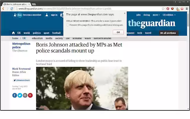 Stale News Warning from Chrome web store to be run with OffiDocs Chromium online Stale News Warning from Chrome web store to be run with OffiDocs Chromium online