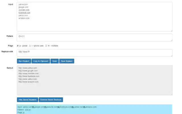 String Regex Replacer from Chrome web store to be run with OffiDocs Chromium online String Regex Replacer from Chrome web store to be run with OffiDocs Chromium online