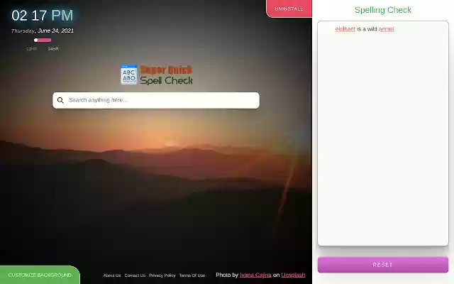 Super Quick Spell Check Extension from Chrome web store to be run with OffiDocs Chromium online Super Quick Spell Check Extension from Chrome web store to be run with OffiDocs Chromium online
