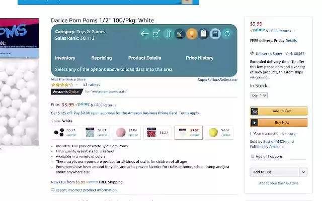 Super Serious Widget for Amazon Sellers from Chrome web store to be run with OffiDocs Chromium online Super Serious Widget for Amazon Sellers from Chrome web store to be run with OffiDocs Chromium online