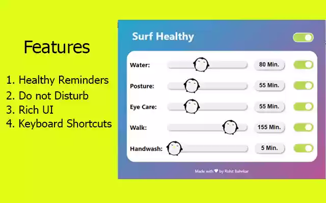 Surf Healthy from Chrome web store to be run with OffiDocs Chromium online Surf Healthy from Chrome web store to be run with OffiDocs Chromium online