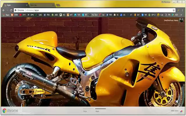 Suzuki Hayabusa Yellow Racing hero from Chrome web store to be run with OffiDocs Chromium online Suzuki Hayabusa Yellow Racing hero from Chrome web store to be run with OffiDocs Chromium online