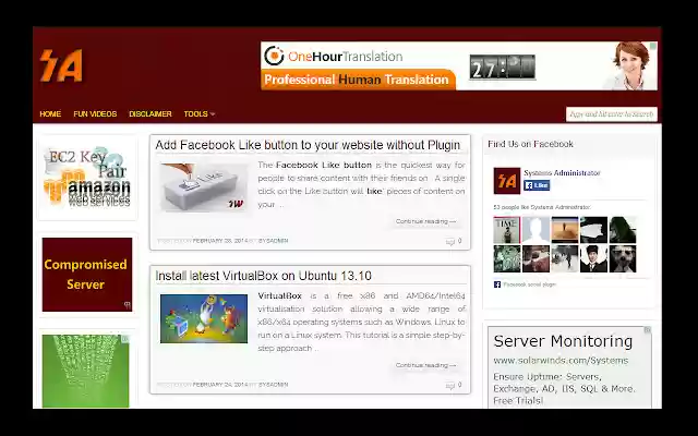 Sysadmin Blog App from Chrome web store to be run with OffiDocs Chromium online Sysadmin Blog App from Chrome web store to be run with OffiDocs Chromium online