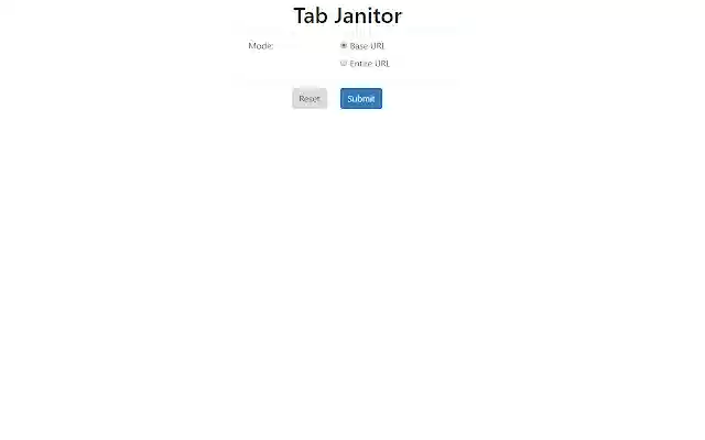 Tab Janitor from Chrome web store to be run with OffiDocs Chromium online Tab Janitor from Chrome web store to be run with OffiDocs Chromium online