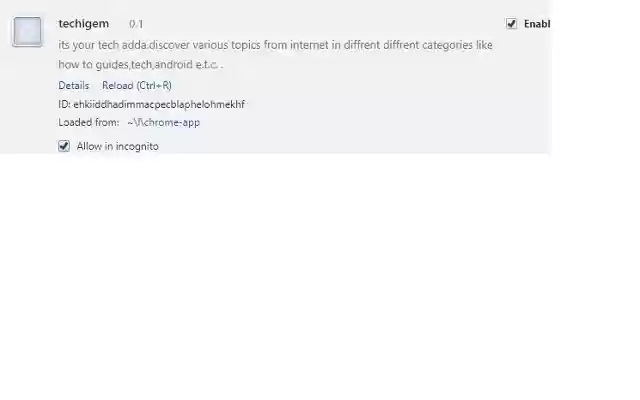 techigem from Chrome web store to be run with OffiDocs Chromium online techigem from Chrome web store to be run with OffiDocs Chromium online