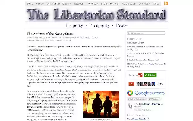 The Libertarian Standard from Chrome web store to be run with OffiDocs Chromium online The Libertarian Standard from Chrome web store to be run with OffiDocs Chromium online