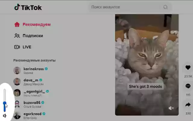 TikTok Volume Control from Chrome web store to be run with OffiDocs Chromium online TikTok Volume Control from Chrome web store to be run with OffiDocs Chromium online