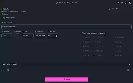 Timed URL Opener from Chrome web store to be run with OffiDocs Chromium online Timed URL Opener from Chrome web store to be run with OffiDocs Chromium online