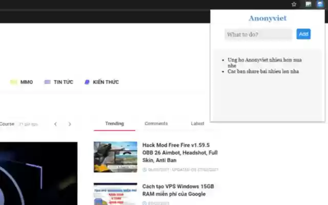 To Do App Anonyviet from Chrome web store to be run with OffiDocs Chromium online To Do App Anonyviet from Chrome web store to be run with OffiDocs Chromium online