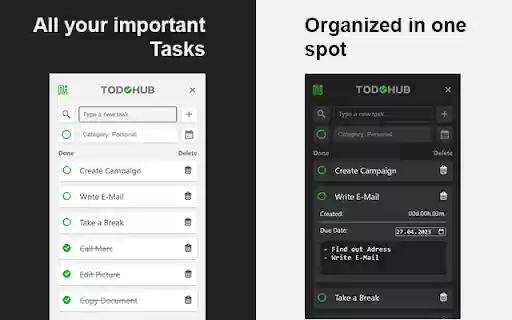 TODOHUB from Chrome web store to be run with OffiDocs Chromium online TODOHUB from Chrome web store to be run with OffiDocs Chromium online
