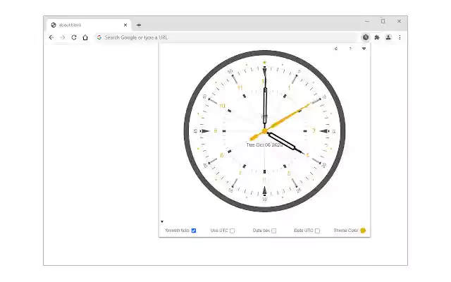 Toolbar Clock from Chrome web store to be run with OffiDocs Chromium online Toolbar Clock from Chrome web store to be run with OffiDocs Chromium online