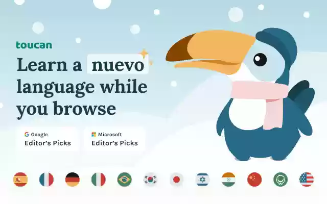 Toucan Language Learning from Chrome web store to be run with OffiDocs Chromium online Toucan Language Learning from Chrome web store to be run with OffiDocs Chromium online