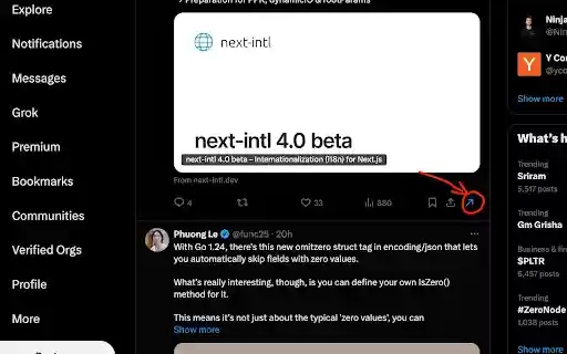 Twitter New Tab Opener from Chrome web store to be run with OffiDocs Chromium online Twitter New Tab Opener from Chrome web store to be run with OffiDocs Chromium online