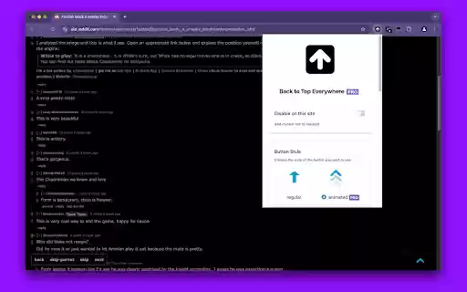 Upwards Back to Top Button from Chrome web store to be run with OffiDocs Chromium online Upwards Back to Top Button from Chrome web store to be run with OffiDocs Chromium online