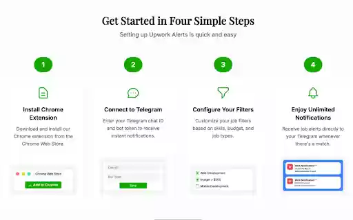 Upwork Job Alerts: Never Miss Your Perfect Freelance Opportunity! from Chrome web store to be run with OffiDocs Chromium online Upwork Job Alerts: Never Miss Your Perfect Freelance Opportunity! from Chrome web store to be run with OffiDocs Chromium online