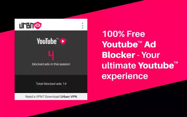 Urban YouTube™ Ad Blocker from Chrome web store to be run with OffiDocs Chromium online Urban YouTube™ Ad Blocker from Chrome web store to be run with OffiDocs Chromium online