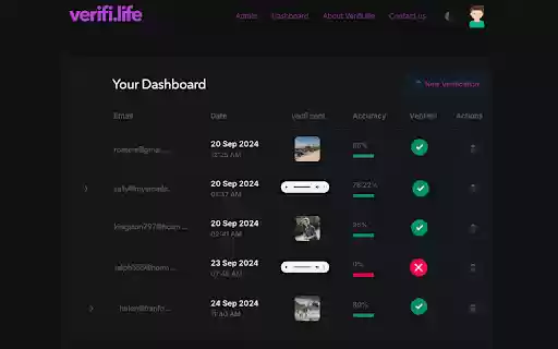 Verifi Life from Chrome web store to be run with OffiDocs Chromium online Verifi Life from Chrome web store to be run with OffiDocs Chromium online