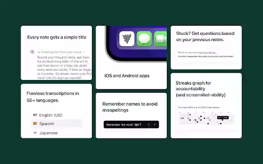 Voicenotes AI: Transcribe Notes and Meetings from Chrome web store to be run with OffiDocs Chromium online Voicenotes AI: Transcribe Notes and Meetings from Chrome web store to be run with OffiDocs Chromium online