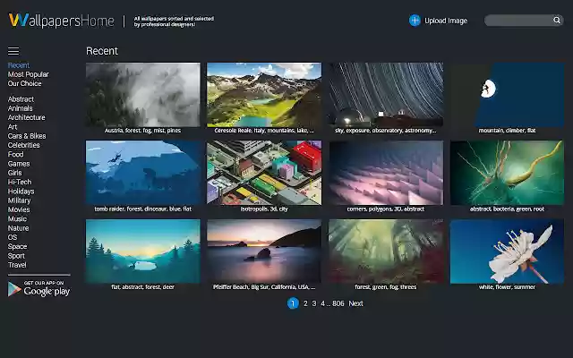 Wallpapers Home from Chrome web store to be run with OffiDocs Chromium online Wallpapers Home from Chrome web store to be run with OffiDocs Chromium online