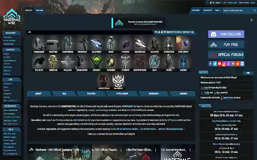 Warframe Fandom to Wiki Redirect from Chrome web store to be run with OffiDocs Chromium online Warframe Fandom to Wiki Redirect from Chrome web store to be run with OffiDocs Chromium online