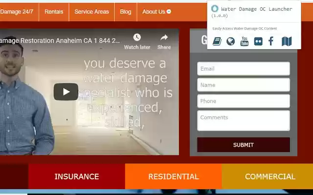 Water Damage OC Launcher from Chrome web store to be run with OffiDocs Chromium online Water Damage OC Launcher from Chrome web store to be run with OffiDocs Chromium online
