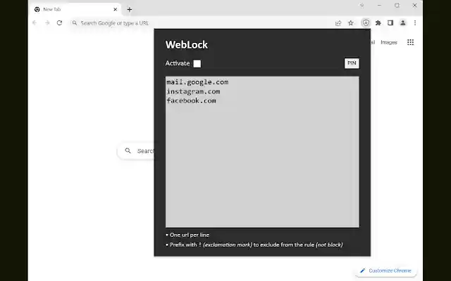 WebLock from Chrome web store to be run with OffiDocs Chromium online WebLock from Chrome web store to be run with OffiDocs Chromium online