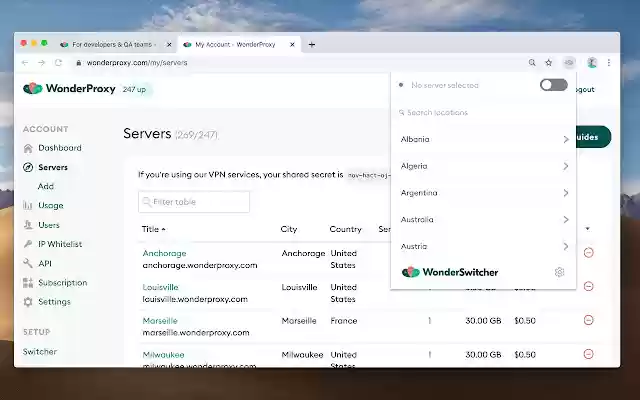 WonderSwitcher from Chrome web store to be run with OffiDocs Chromium online WonderSwitcher from Chrome web store to be run with OffiDocs Chromium online