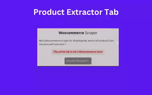 Woocommerce Product Extractor from Chrome web store to be run with OffiDocs Chromium online Woocommerce Product Extractor from Chrome web store to be run with OffiDocs Chromium online