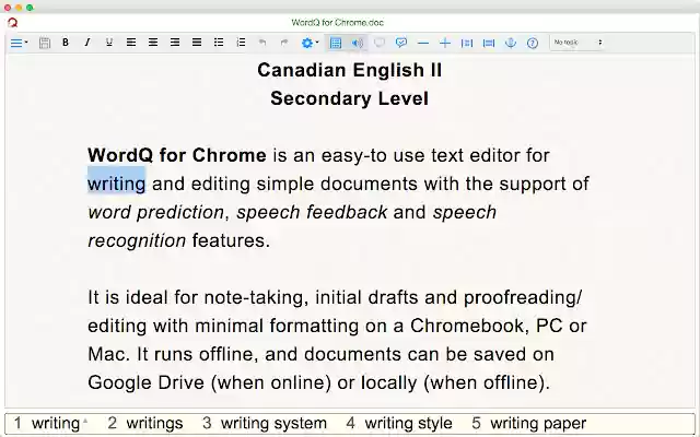 WordQ CA II Edu from Chrome web store to be run with OffiDocs Chromium online WordQ CA II Edu from Chrome web store to be run with OffiDocs Chromium online