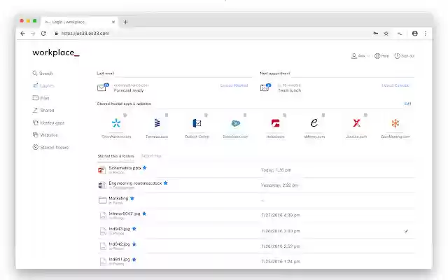 Workplace by OS33 from Chrome web store to be run with OffiDocs Chromium online Workplace by OS33 from Chrome web store to be run with OffiDocs Chromium online