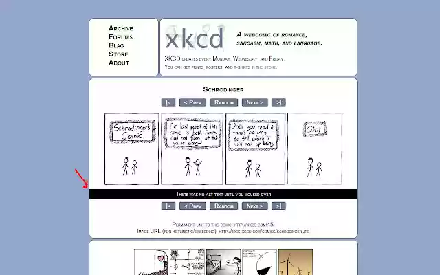 xkcd Hover Text from Chrome web store to be run with OffiDocs Chromium online xkcd Hover Text from Chrome web store to be run with OffiDocs Chromium online