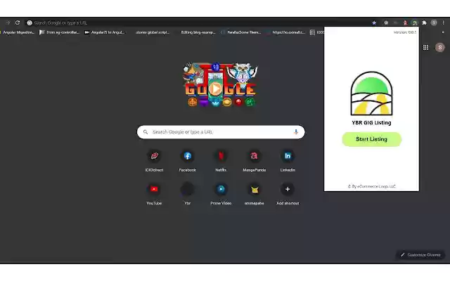 YBR GIG Listing from Chrome web store to be run with OffiDocs Chromium online YBR GIG Listing from Chrome web store to be run with OffiDocs Chromium online