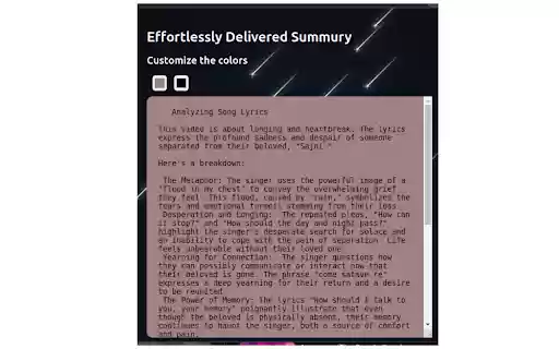 YouTube Summurizer from Chrome web store to be run with OffiDocs Chromium online YouTube Summurizer from Chrome web store to be run with OffiDocs Chromium online