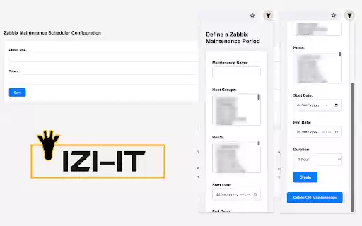 Zabbix Maintenance Scheduler from Chrome web store to be run with OffiDocs Chromium online Zabbix Maintenance Scheduler from Chrome web store to be run with OffiDocs Chromium online
