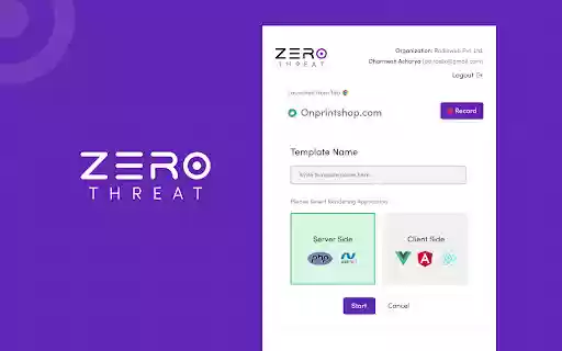ZeroThreat AI Recorder – Most Intelligent DAST Tool from Chrome web store to be run with OffiDocs Chromium online ZeroThreat AI Recorder – Most Intelligent DAST Tool from Chrome web store to be run with OffiDocs Chromium online