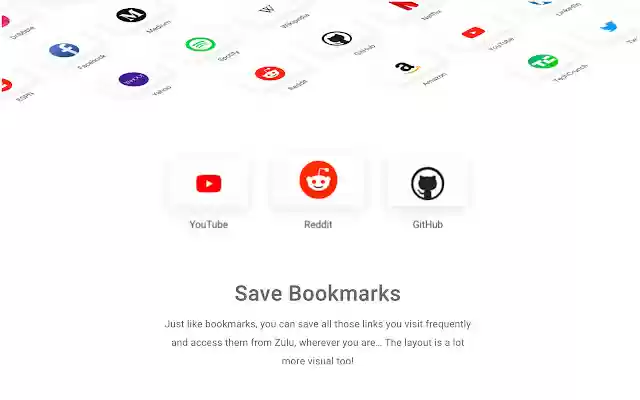 Zulu Bookmarks Reimagined from Chrome web store to be run with OffiDocs Chromium online Zulu Bookmarks Reimagined from Chrome web store to be run with OffiDocs Chromium online