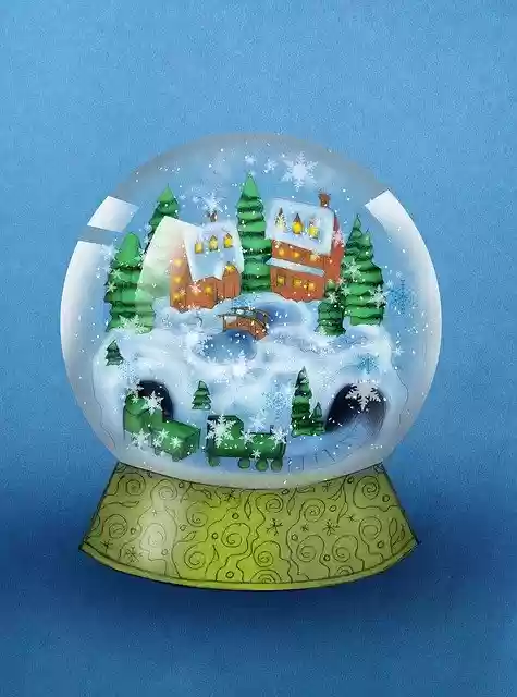 Free download Snow Globe Souvenir Winter free illustration to be edited with GIMP online image editor