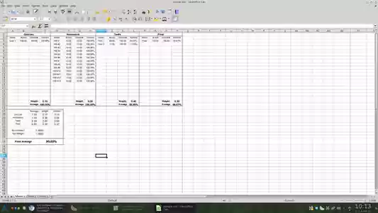 Student Grade Calculator DOC, XLS or PPT templatets free Free download Student Grade Calculator DOC, XLS or PPT template free to be edited with LibreOffice online or OpenOffice Desktop online