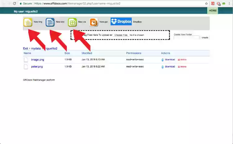 OffiDocs create documents online from filemanager OffiDocs create documents online from filemanager