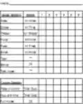Free download Yahtzee Scoresheet Microsoft Word, Excel or Powerpoint template free to be edited with LibreOffice online or OpenOffice Desktop online